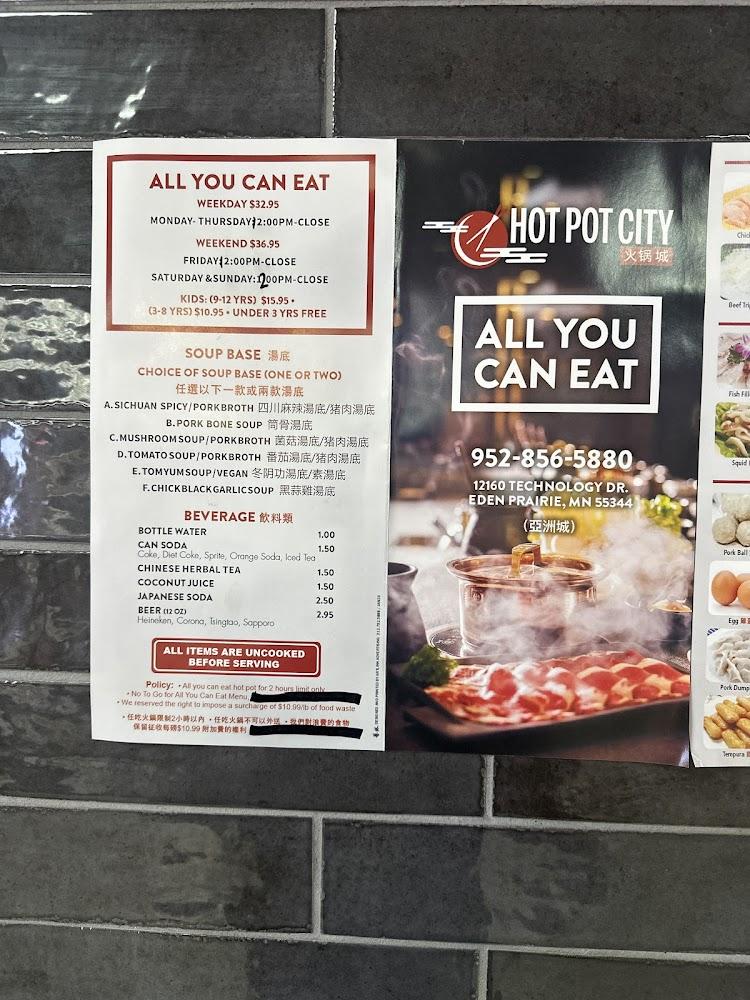 Hot Pot City Menu image 1